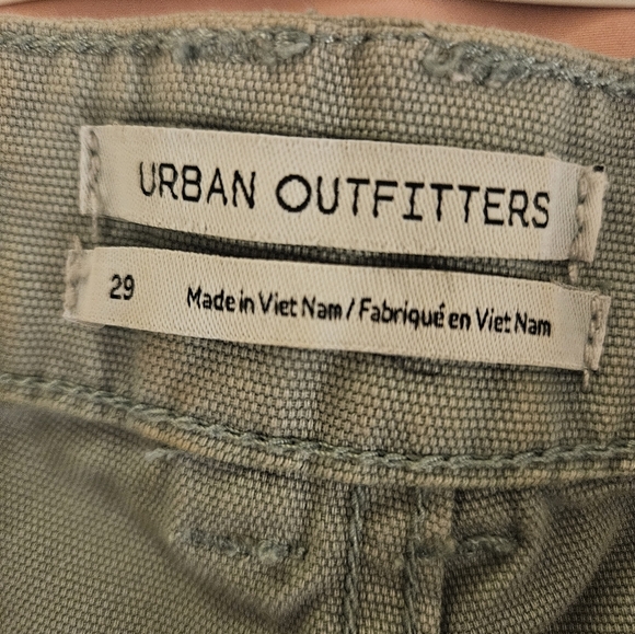 Urban Outfitters Green Wide-Leg  Double Knees Pants Size 28 - Picture 6 of 7
